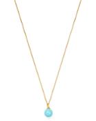 Marco Bicego 18k Yellow Gold Africa Turquoise Pendant Necklace, 16.75