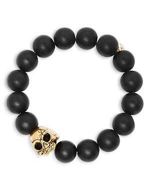 Lord & Lord Designs Pave Skull Charm Beaded Stretch Bracelet - 100% Exclusive