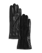 Aqua Leather & Suede Tech Gloves - 100% Exclusive