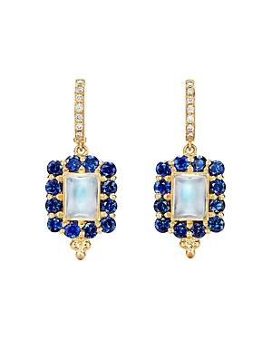 Temple St. Clair 18k Yellow Gold Color Theory Multi-gemstone & Diamond Drop Earrings