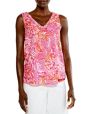 Nic+zoe Watercolor Petals Layered Top