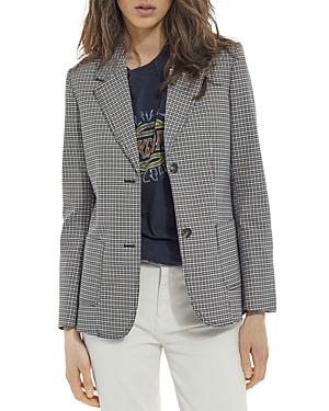 The Kooples Micro Houndstooth Blazer