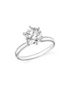 Diamond Round Brilliant Cut Solitaire Ring In 14k White Gold, 1.50 Ct. T.w. - 100% Exclusive