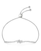 Bloomingdale's Diamond Overlapping Bolo Bracelet In 14k White Gold, 0.75 Ct. T.w. - 100% Exclusive