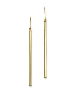 14k Yellow Gold Linear Drop Earrings - 100% Exclusive