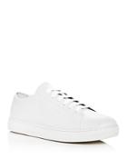 Armani Men's Leather Lace Up Sneakers