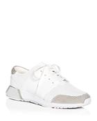 Kenneth Cole Women's Sumner Perforated Leather Lace Up Sneakers