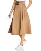 Weekend Max Mara Brusson Belted A-line Skirt