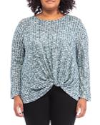 B Collection By Bobeau Curvy Twist Front Top