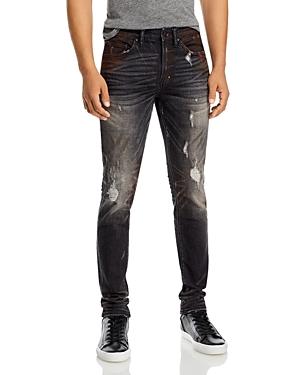 Prps Gamma Ray Slim Fit Destroyed Jeans In Black
