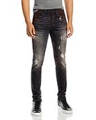 Prps Gamma Ray Slim Fit Destroyed Jeans In Black