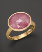 Marco Bicego Siviglia 18k Gold Pink Sapphire Ring