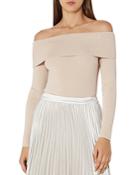 Reiss Ximena Banded Off-the-shoulder Top