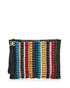Sam Edelman Prudence Large Beaded Pouch
