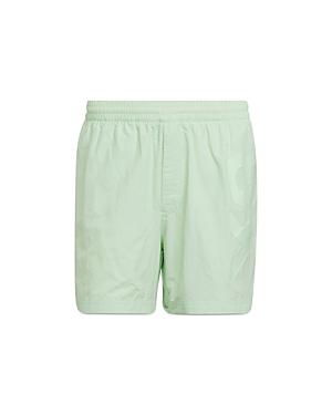 Y-3 Tonal Logo Print Regular Fit Swim Trunks