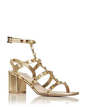 Valentino Garavani Women's Rockstud City Block Heel Sandals