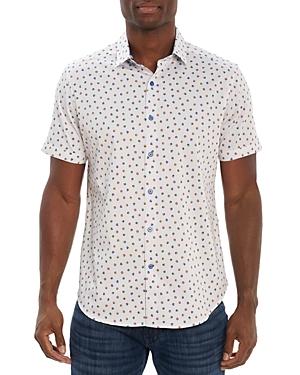 Robert Graham Beach Party Cotton Blend Beach Ball Print Classic Fit Button Down Shirt