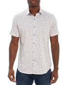 Robert Graham Beach Party Cotton Blend Beach Ball Print Classic Fit Button Down Shirt