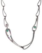 Carolee Paisley Link Collar Necklace, 17