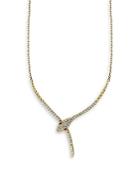 Bloomingdale's Diamond & Ruby Snake Statement Necklace In 14k White Gold, 16-18 - 100% Exclusive