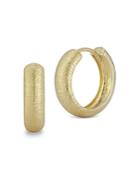 Bloomingdale's Satin Finish Hoop Earrings In 14k Yellow Gold - 100% Exclusive