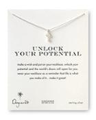 Dogeared Unlock Your Potential Necklace, 18