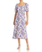 Ava & Esme Puff Shoulder Midi Dress (61% Off) Comparable Value $128