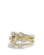 David Yurman Confetti Ring With Diamonds In Gold