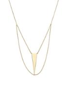 14k Yellow Gold Triangle Chain Bib Necklace, 18 - 100% Exclusive