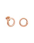 Tous 18k Rose Gold-plated Sterling Silver Small Hold Earrings