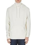 Armani Mockneck Drawstring Hoodie