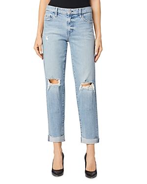 Joe's Jeans The Niki Distressed Straight Leg Jeans In Solasta