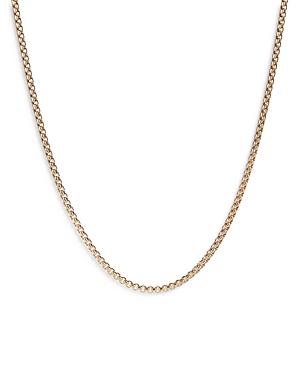 David Yurman 18k Yellow Gold Small Box Chain Necklace, 41.5