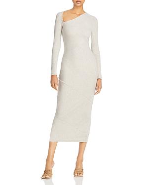 Jonathan Simkhai Jane Shaping Ribbed Long Sleeved Dress