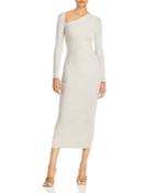 Jonathan Simkhai Jane Shaping Ribbed Long Sleeved Dress
