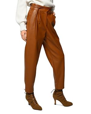 Pinko Rapito Faux Leather Trousers