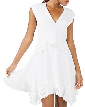 Bcbgmaxazria V Neck A Line Dress