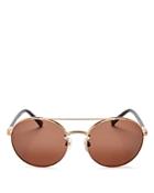 Valentino Women's Round Sunglasses, 55mm