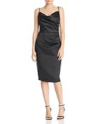 Laundry By Shelli Segal Ruched Satin Sheath Dress - 100% Exclusive