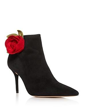 Charlotte Olympia Women's Rose Pointed-toe High-heel Booties