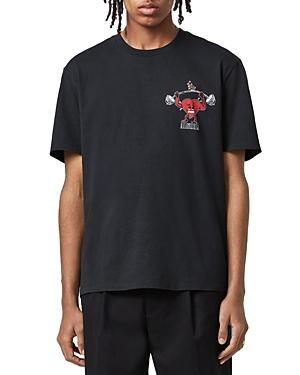 Allsaints Gains Crewneck Graphic Tee