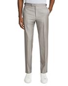 Reiss Hiked Texture Slim Fit Trousers