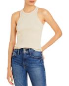 En Saison Metallic Sweater Knit Sleeveless Top