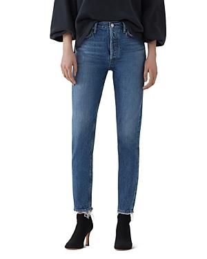 Agolde Jamie High Rise Slim Jeans In Blithe