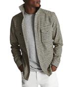 Reiss Kane Long Sleeve Check Overshirt