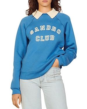 Sandro Iberia Collared Sweatshirt