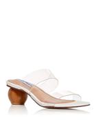 Steve Madden Vows Woven Strap High Heel Slide Sandals