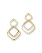 Bloomingdale's 14k Yellow Gold Rounded Square Dangle Earrings - 100% Exclusive