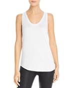 Three Dots Scoop-neck High/low Tank