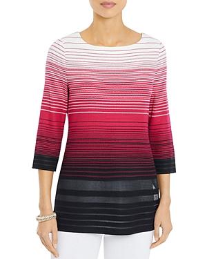 Misook Ombre Striped Tunic